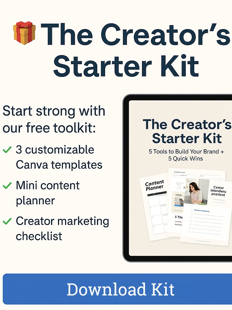 🎁 Creator’s Starter Kit: Templates & Tools to Kickstart Your Brand product image (1)