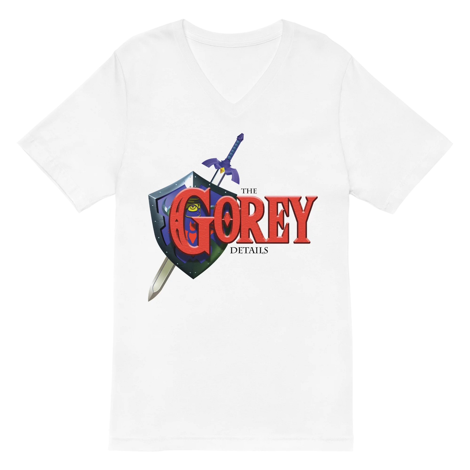 Hero of Time - Bella+Canvas Short Sleeve V-Neck Jersey T-Shirt product image (8)