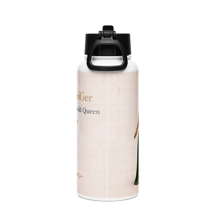 Emerald & Gold Queen Stainless Steel Water Bottle product image (2)