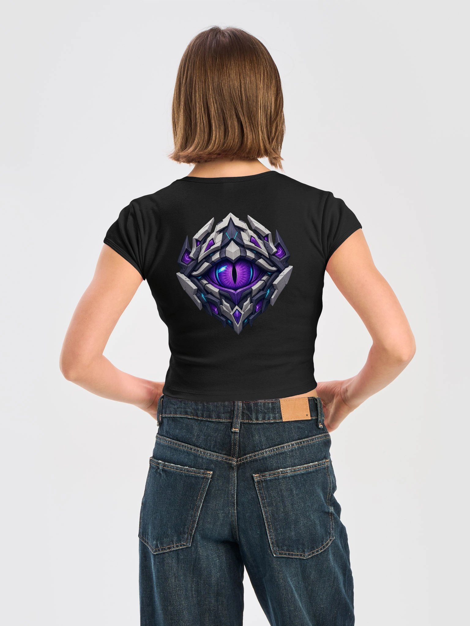 Neon Arcade Duo Crop Tee product image (4)
