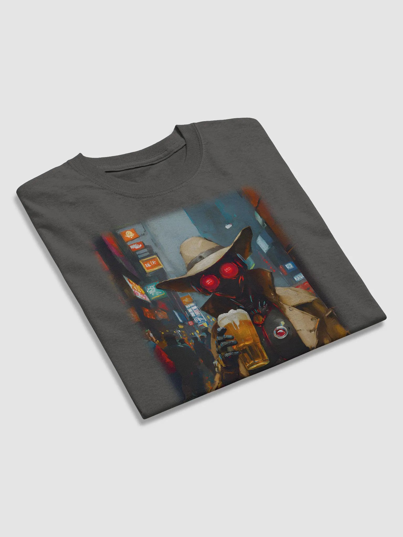 Cowboy android drinking a beer product image (23)