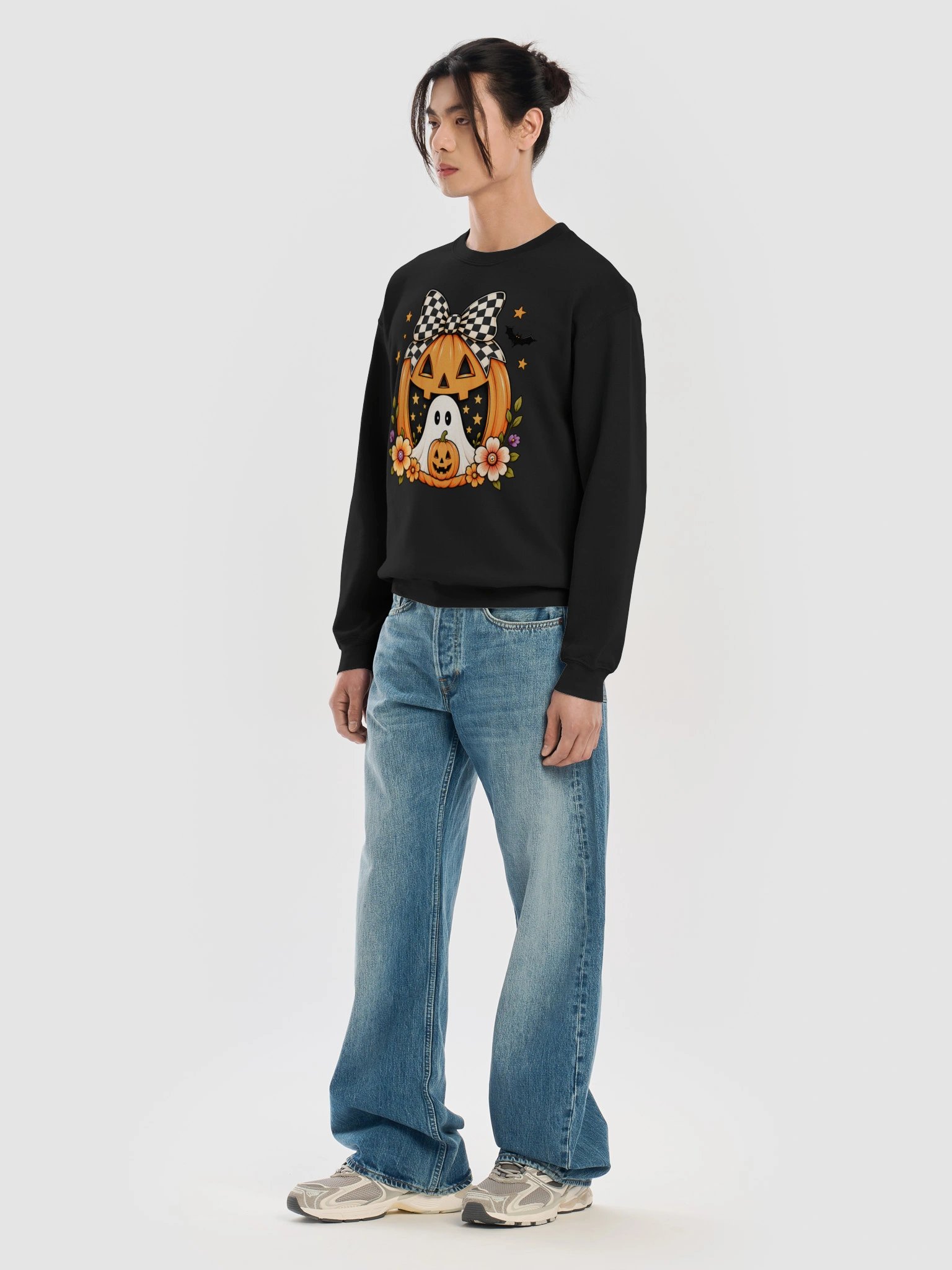 Pumpkin Bow Seasonal Sweatshirt product image (45)