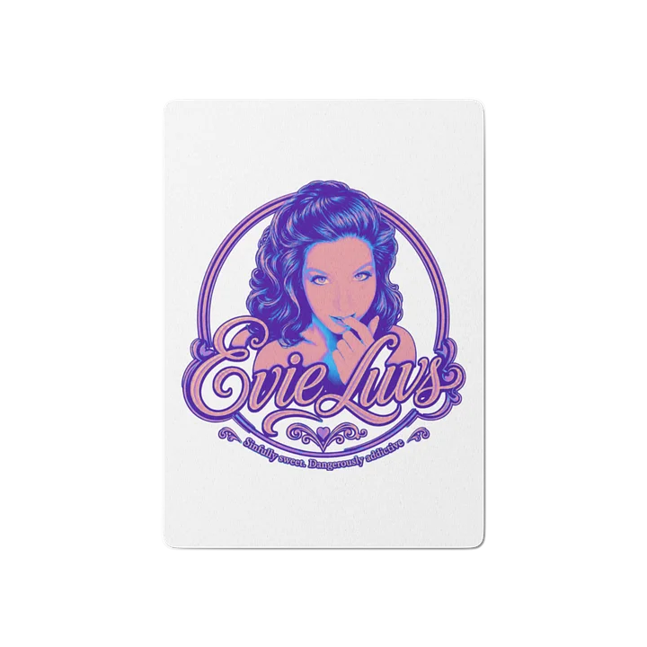 Pin-Up Portrait Playing Card Deck — Back Logo Print 🃏😘 product image (1)