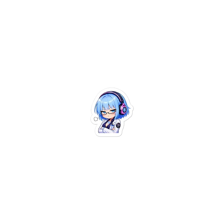 Lady Frost Annoyed Emote - Die Cut Sticker product image (2)