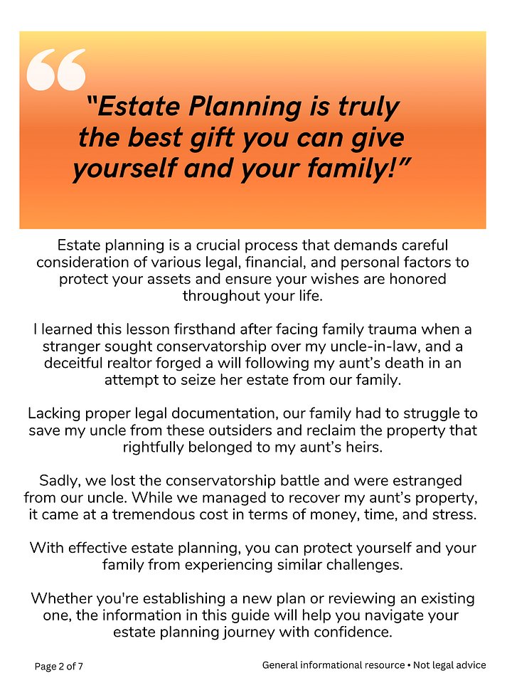 Estate Planning Guide: Essential Steps and Key Considerations product image (2)