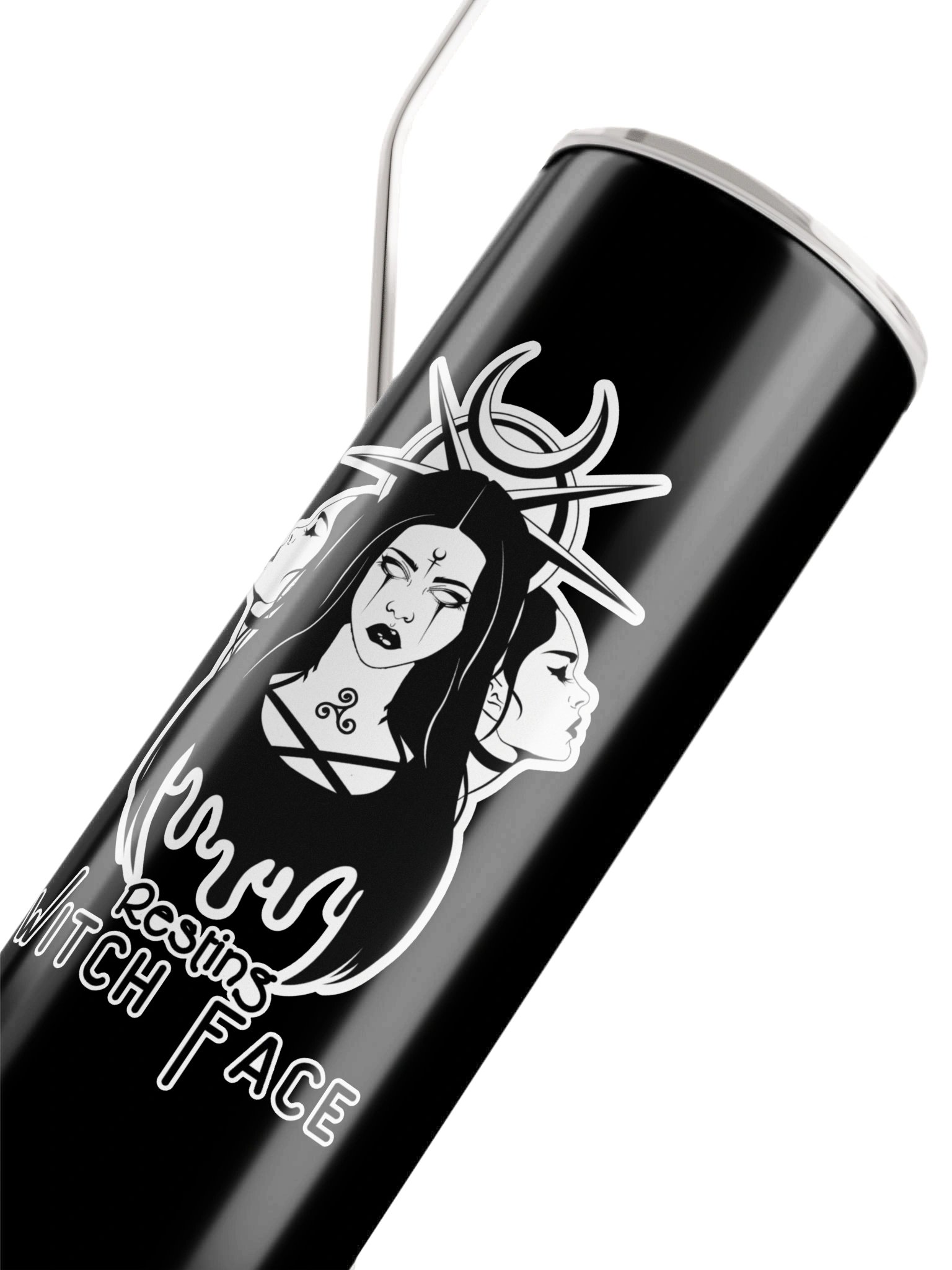 Resting Witch Face Steel Tumbler product image (4)