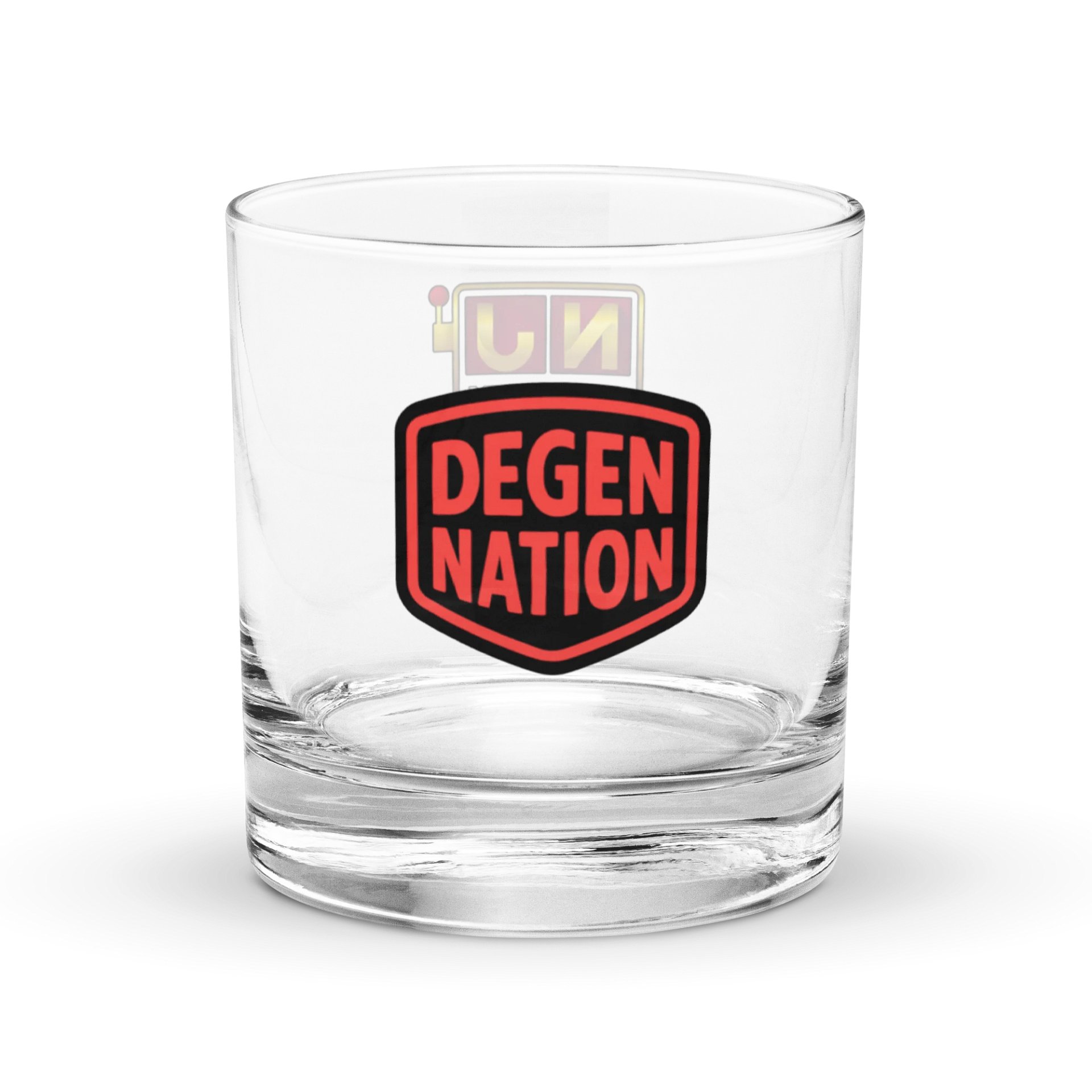 Degen Nation Rocks Glass product image (1)