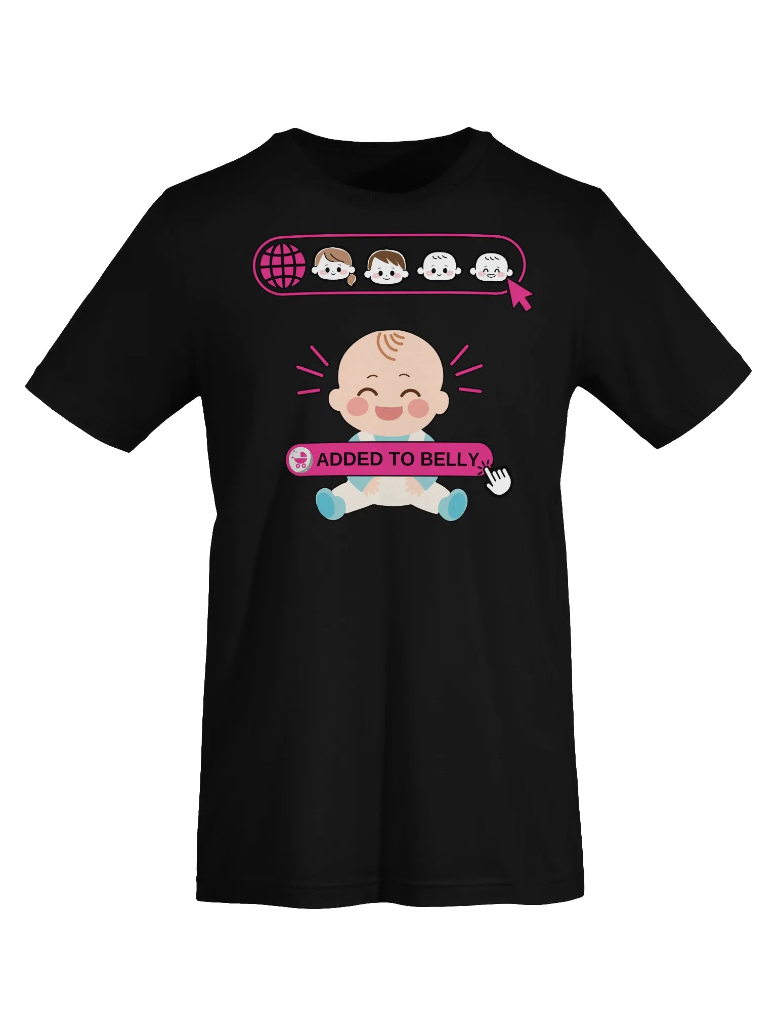 Funny 'Baby Loading' Pregnancy Announcement T-Shirt | Cute Mom-to-Be Reveal Tee | Expecting Mom Gift product image (8)