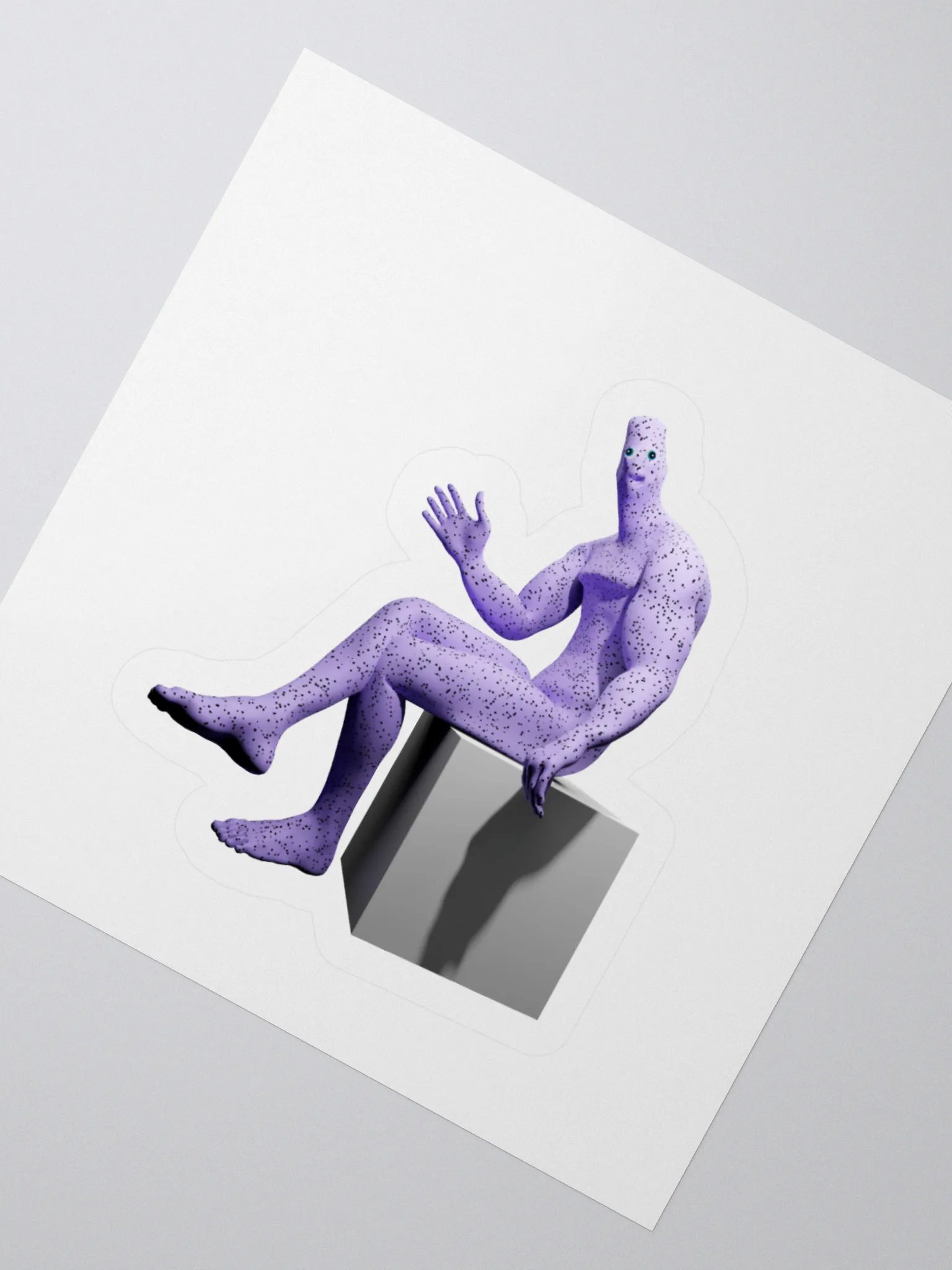 Polka Dot Man Sticker product image (7)