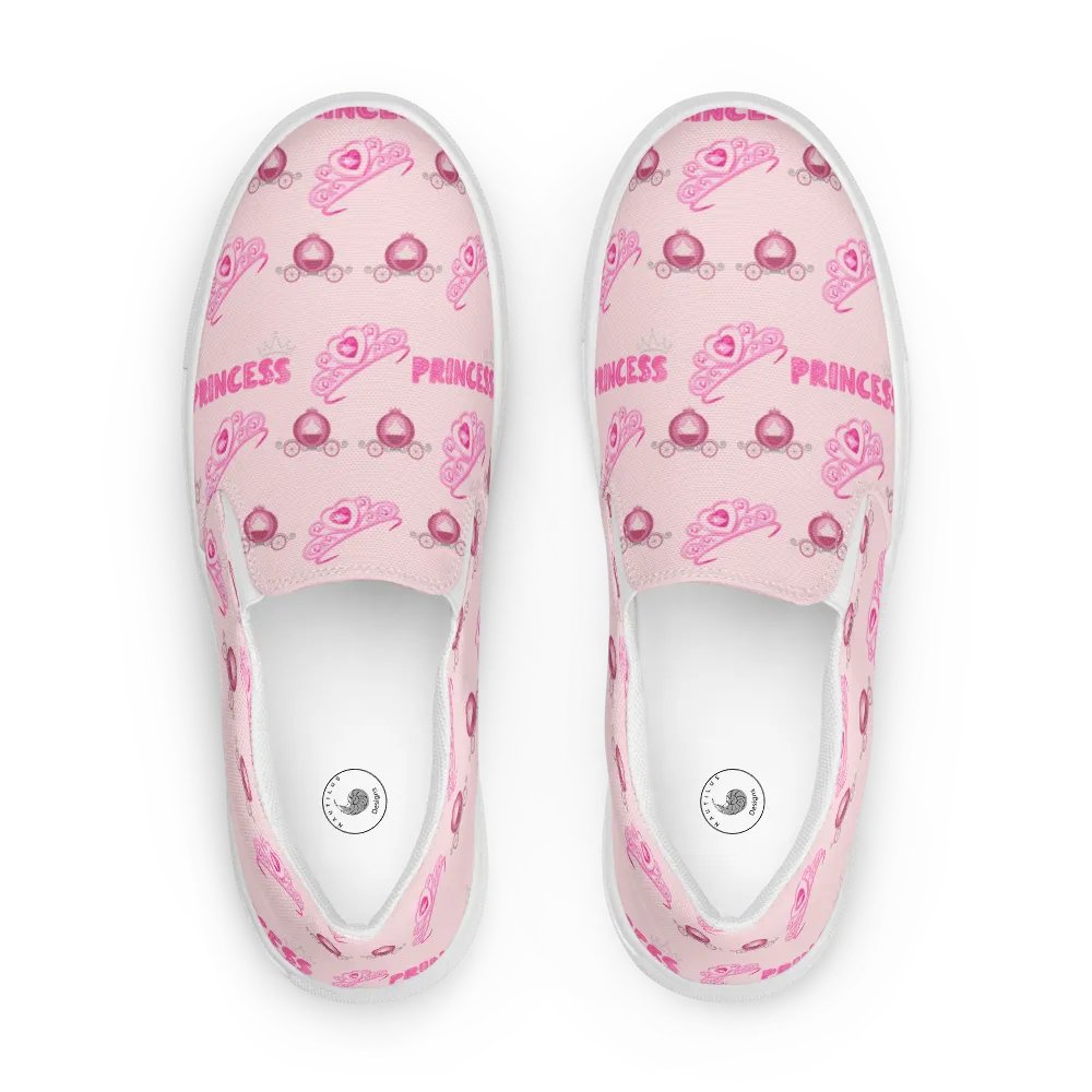 Pink Princess Pink Slip-Ons product image (1)