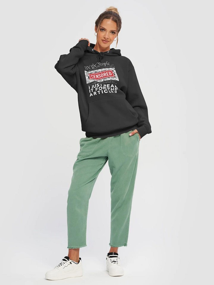 I Just Read it for the Articles Premium Hoodie product image (2)