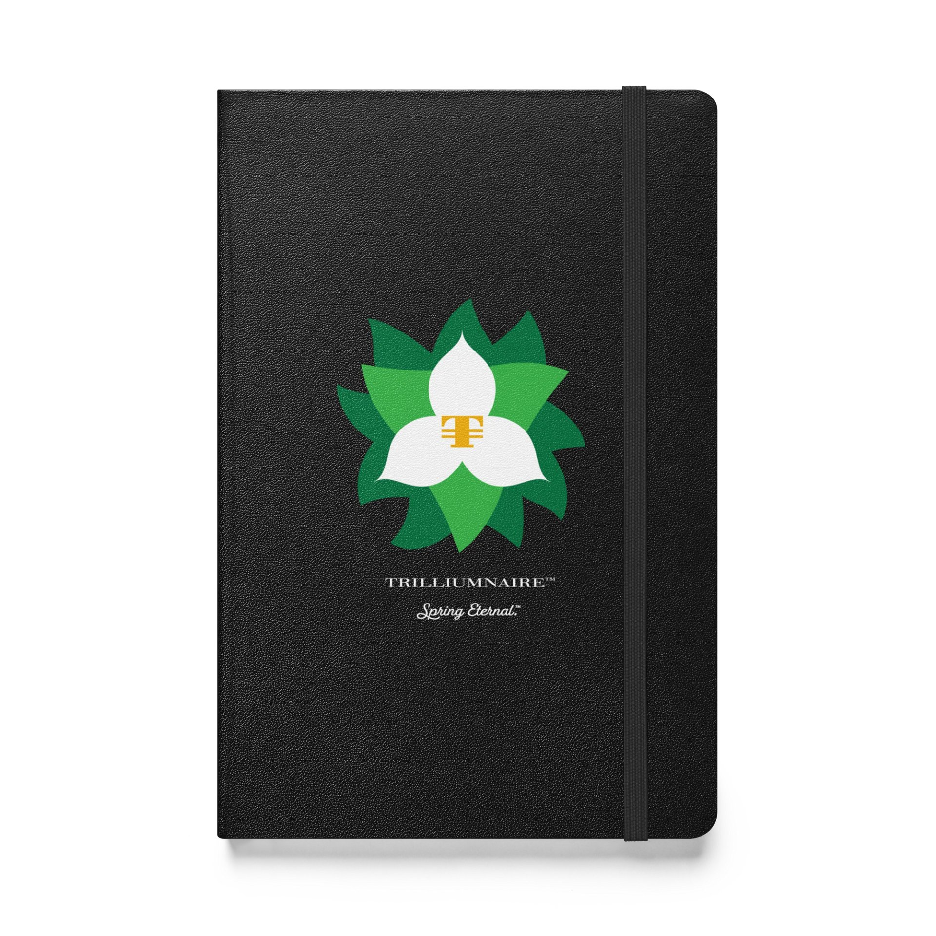Trilliumnaire™ Full-Flower Logo Spring Eternal Hardcover Notebook product image (1)