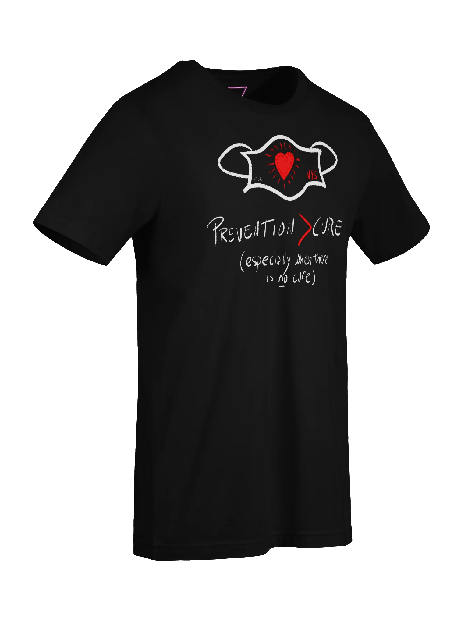 Prevention > Cure tee product image (7)