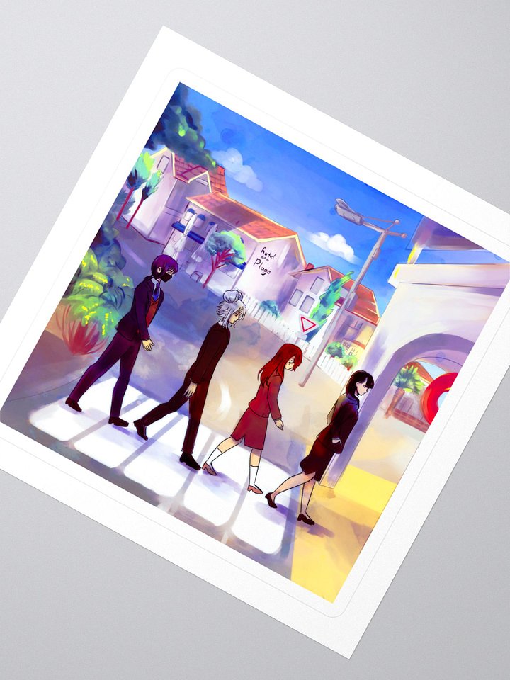 "Hotel de la Plage" Sticker product image (2)