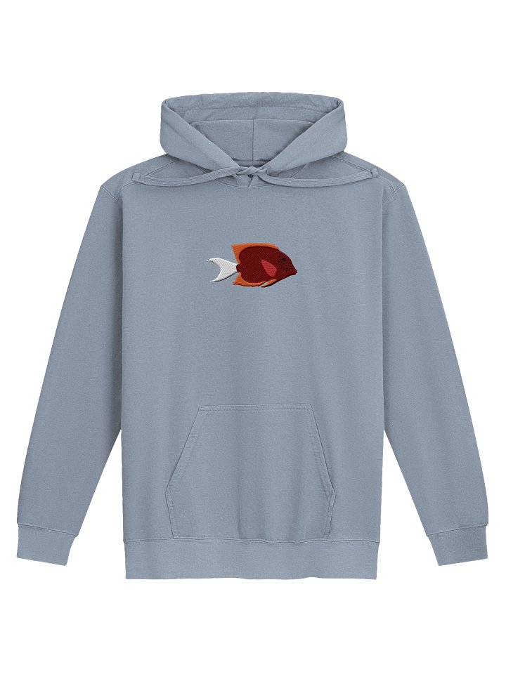 Tomini Tang Embroidered Hoodie | Saltwater Reef Aquarium Fish & Ocean Lover Apparel product image (9)