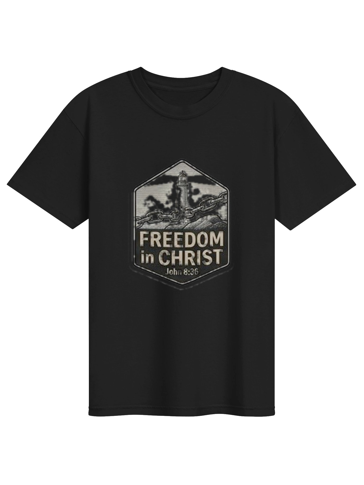 Freedom in Christ Lighthouse Tee product image (6)