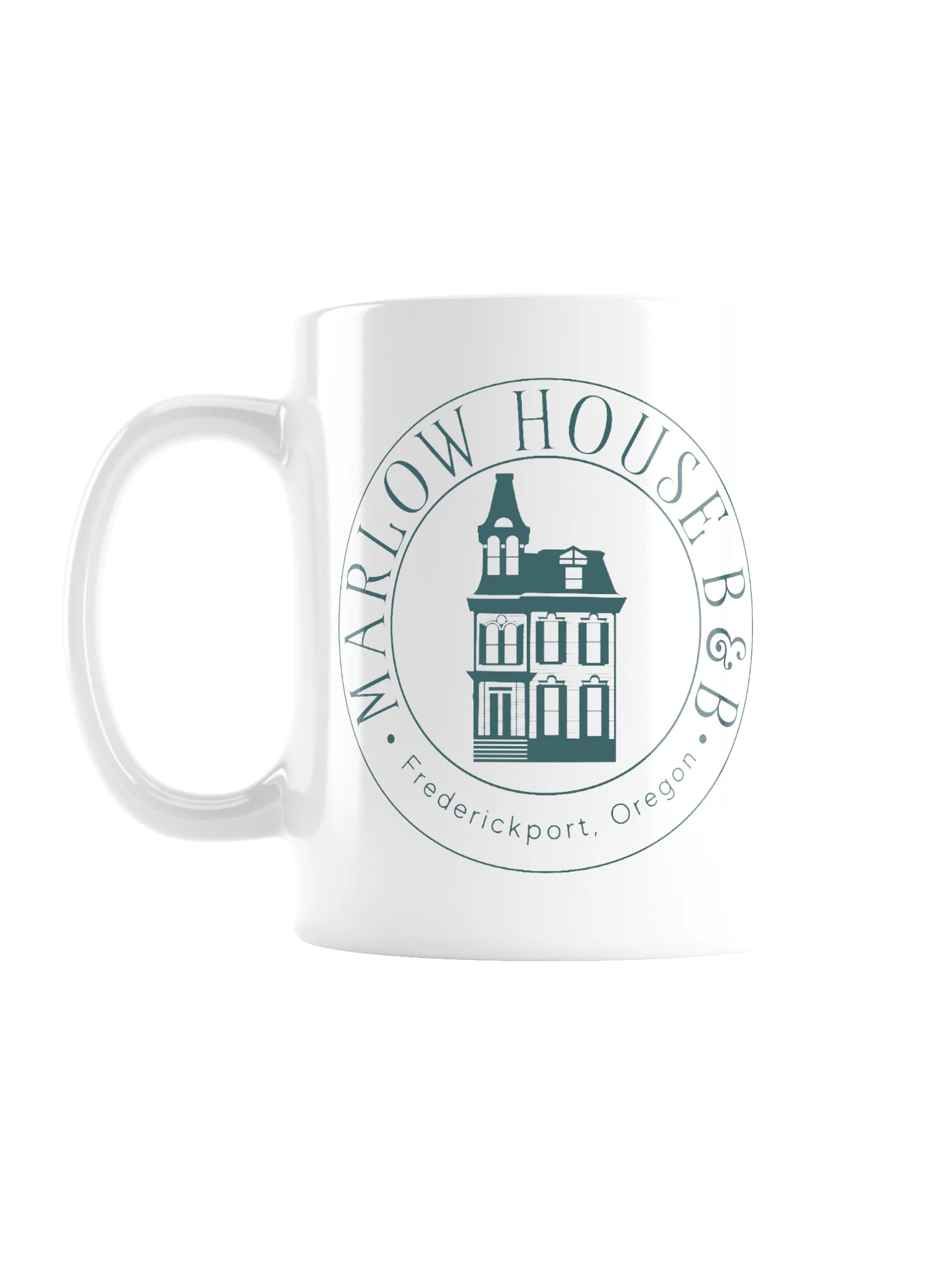 Marlow House Teal Coffee Mug product image (1)