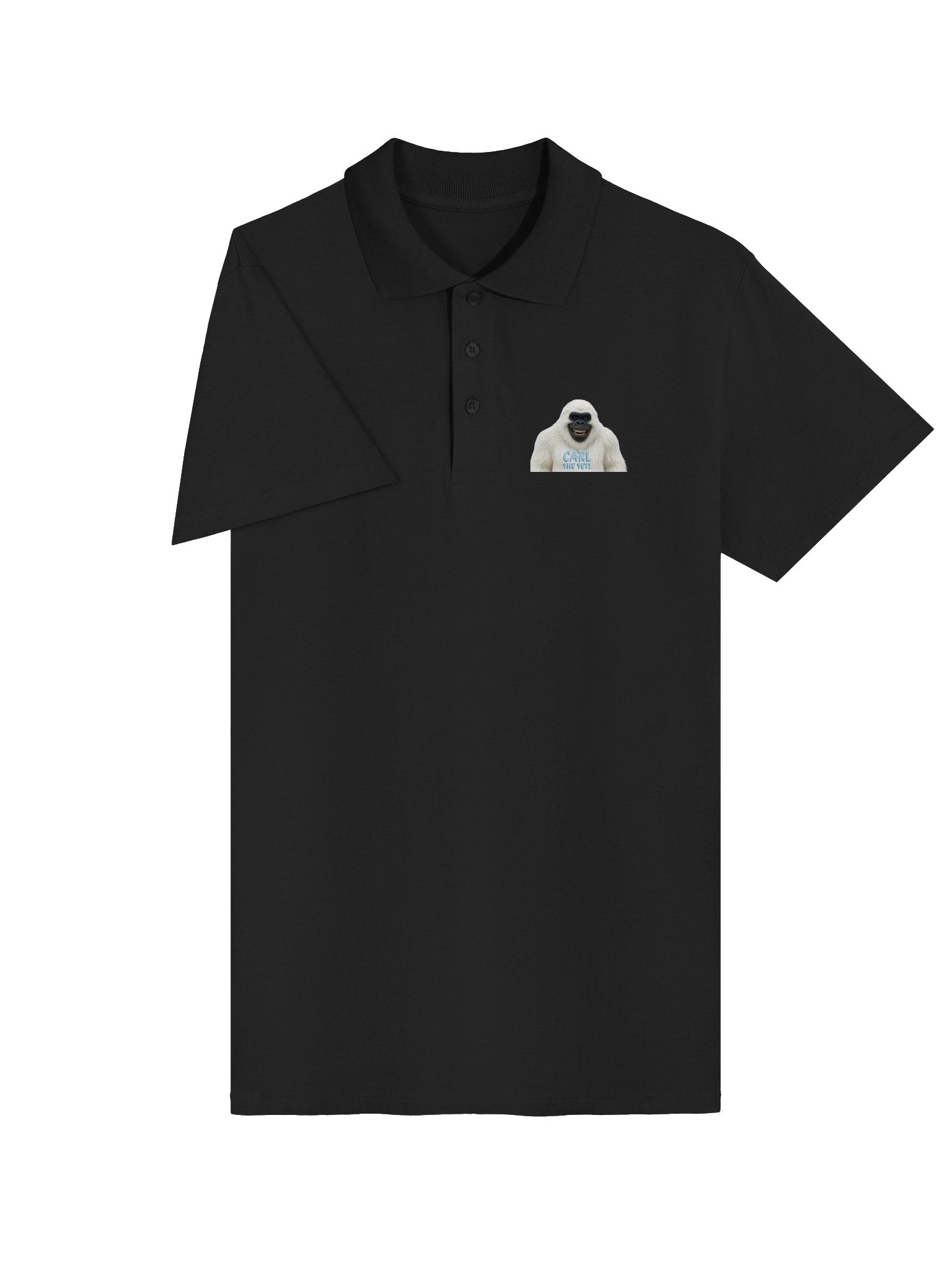 Smiling Yeti Cartoon Premium Polo product image (11)