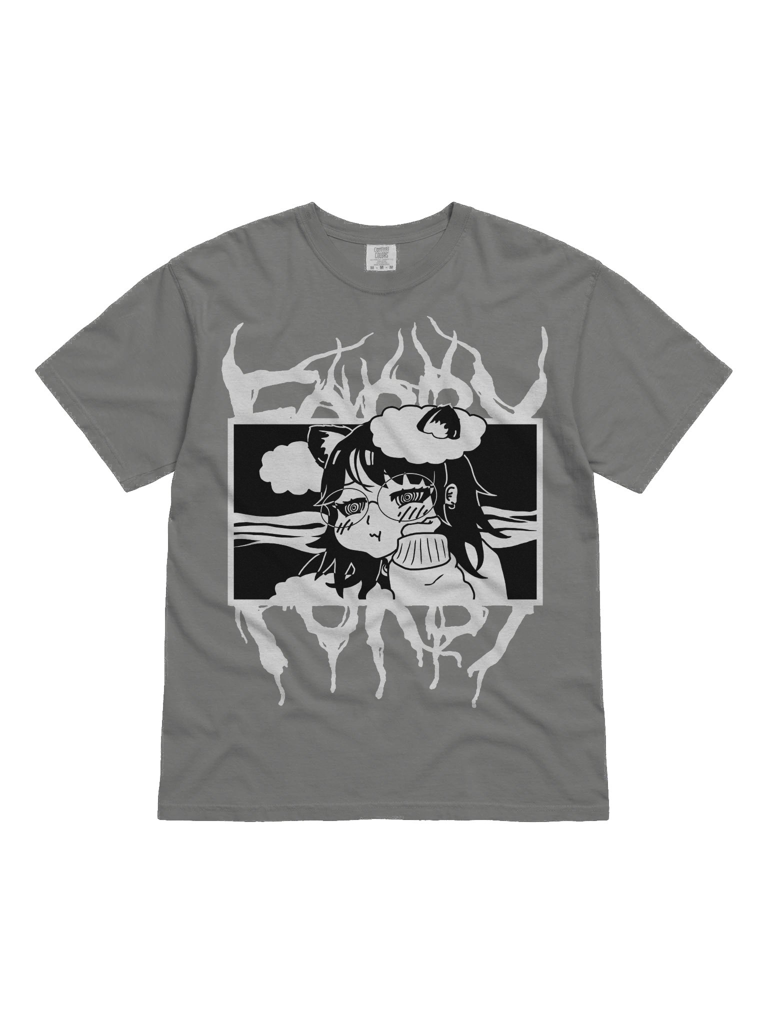 Metal Anime Girl Unisex T-shirt product image (3)