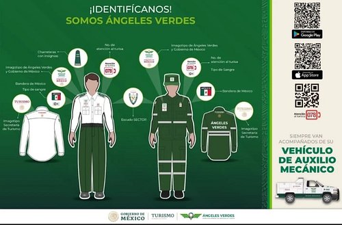 In Mexico, there are more angels on the road than just Mel’s Angels. 🪽🇲🇽

The Ángeles Verdes, Green Angels, provide towing an...