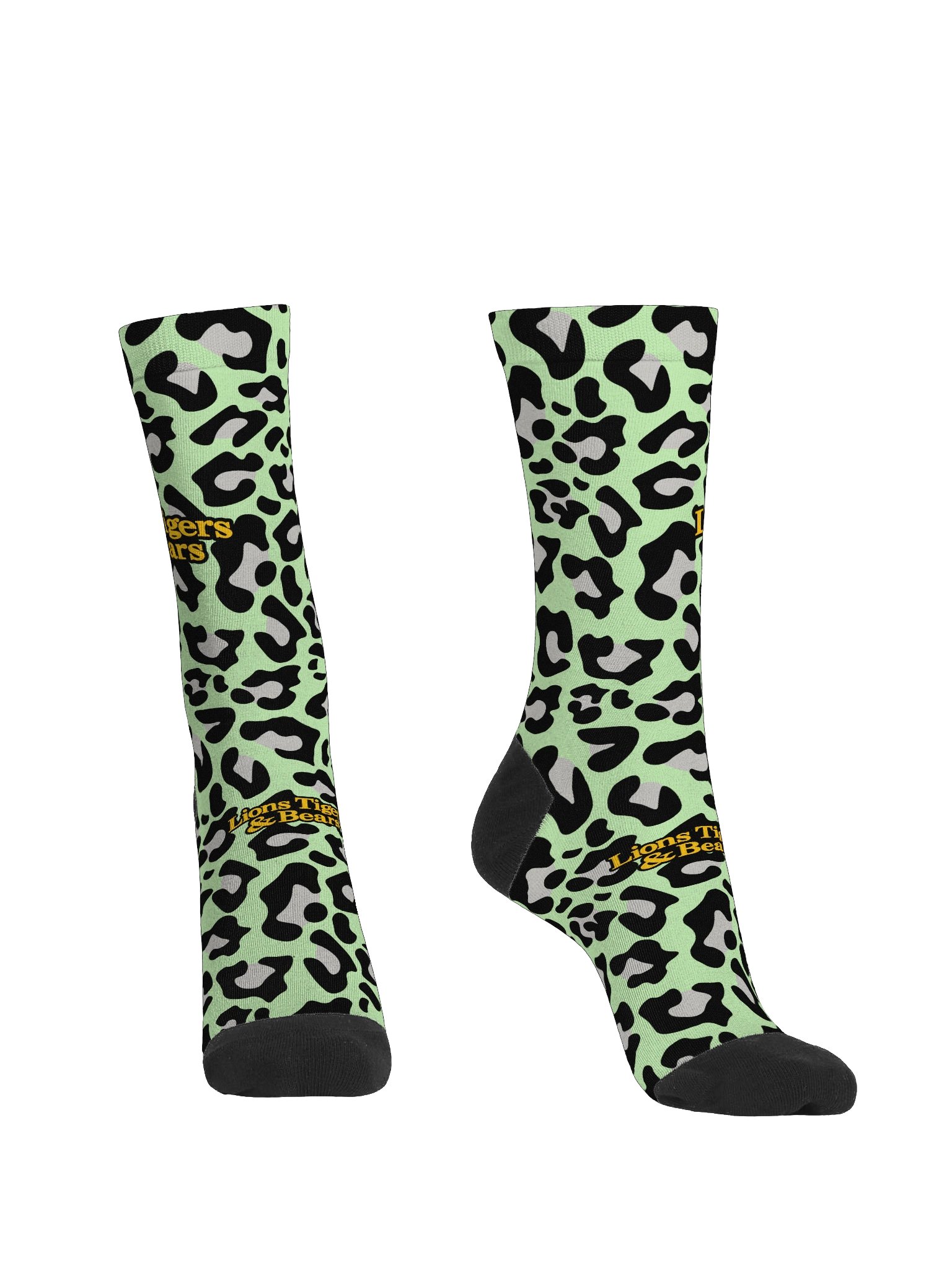 LTB Mint Cheetah Logo Socks product image (2)