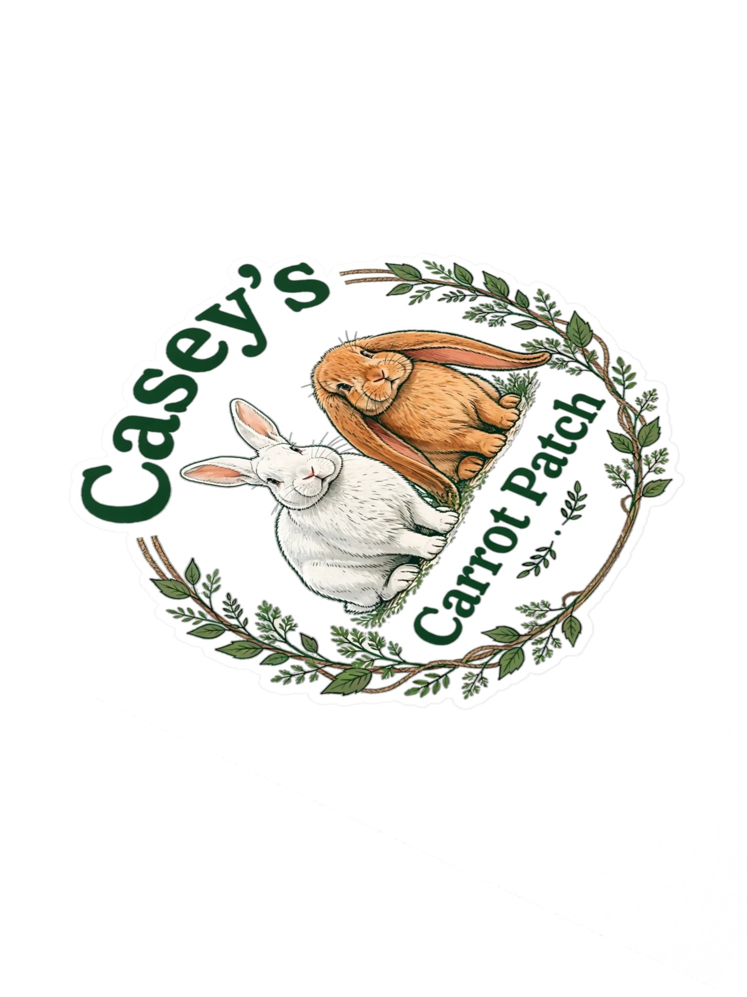 Casey’s Carrot Patch Bunny Sticker Sheet product image (2)