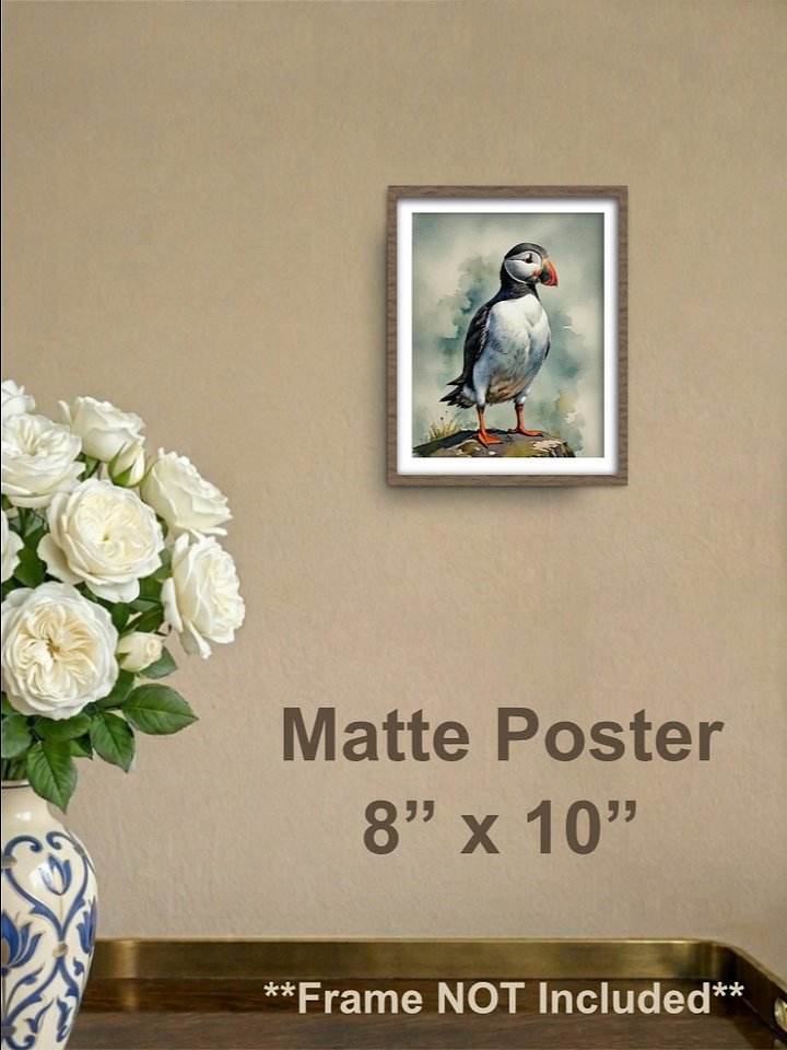 Atlantic Puffin Matte Poster product image (1)