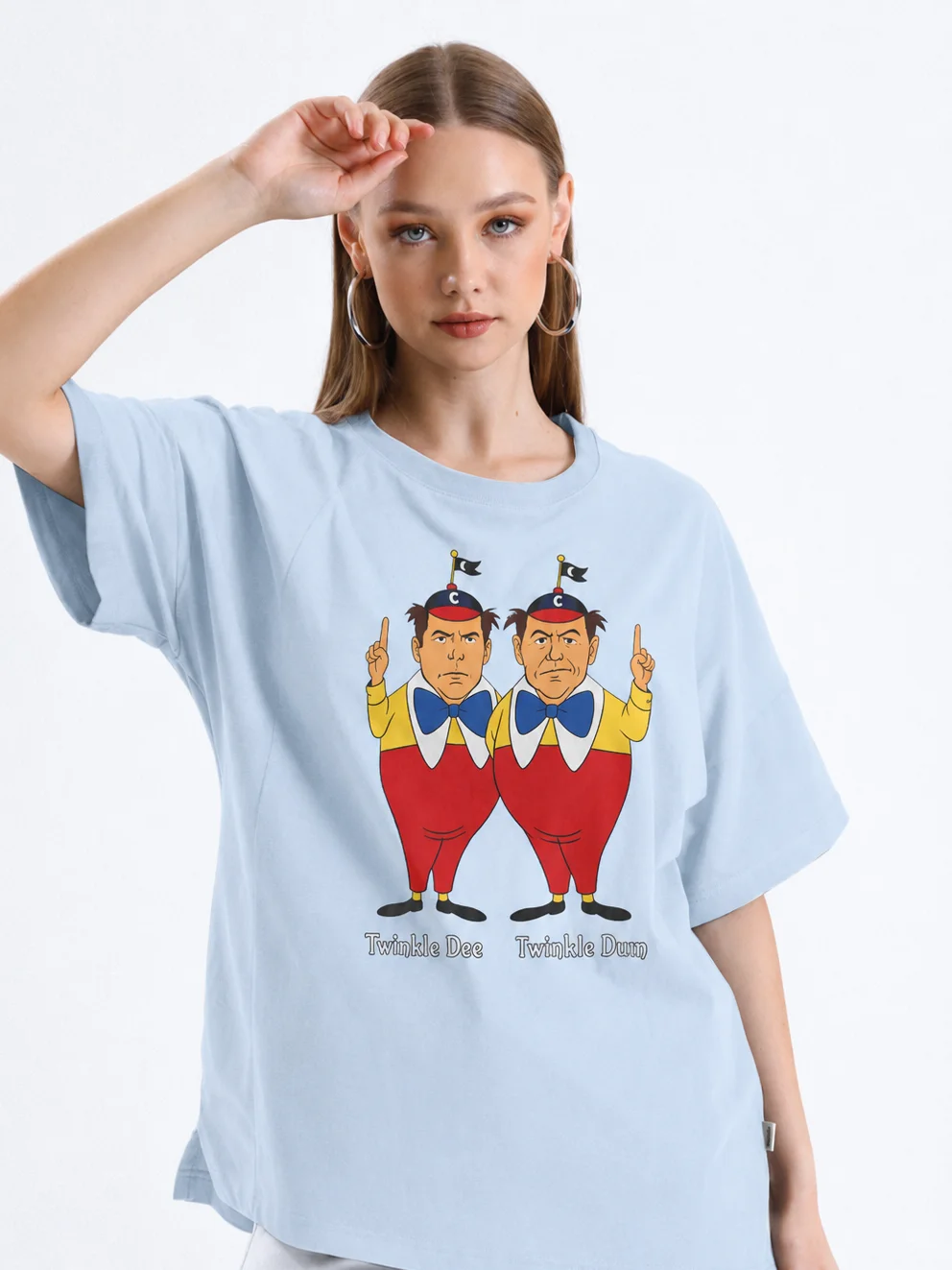 Twinkle Dee Twinkle Dum Shirt – Playful Matching Graphic Tee product image (2)