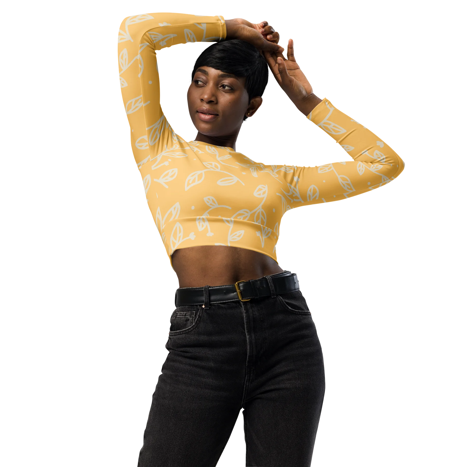 Leafline All-Over Print Crop Top product image (3)