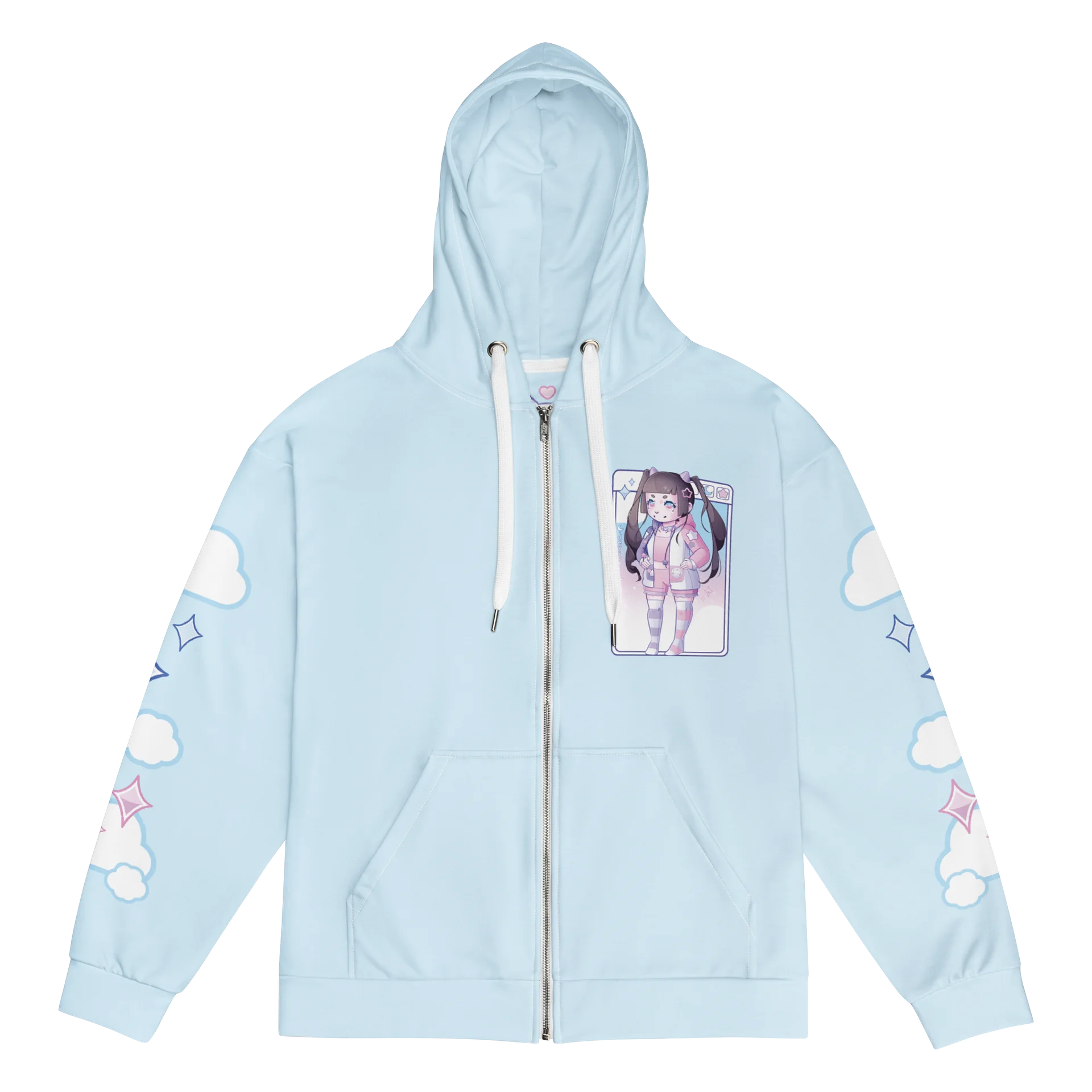 DeviCat Chibi 2026 Zip Hoodie product image (1)