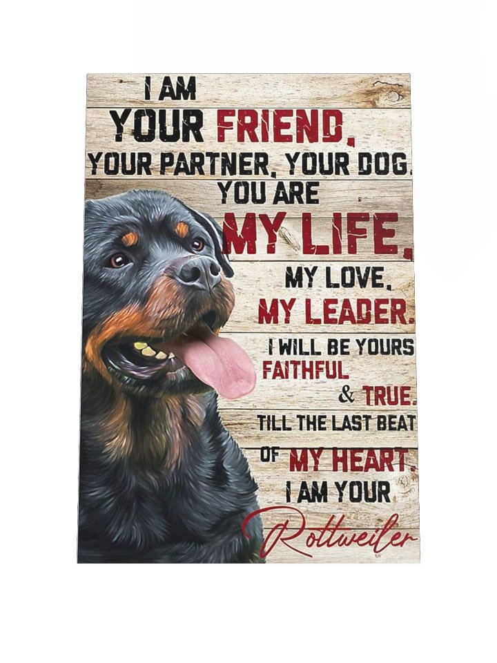 Faithful Rottweiler Poster product image (1)
