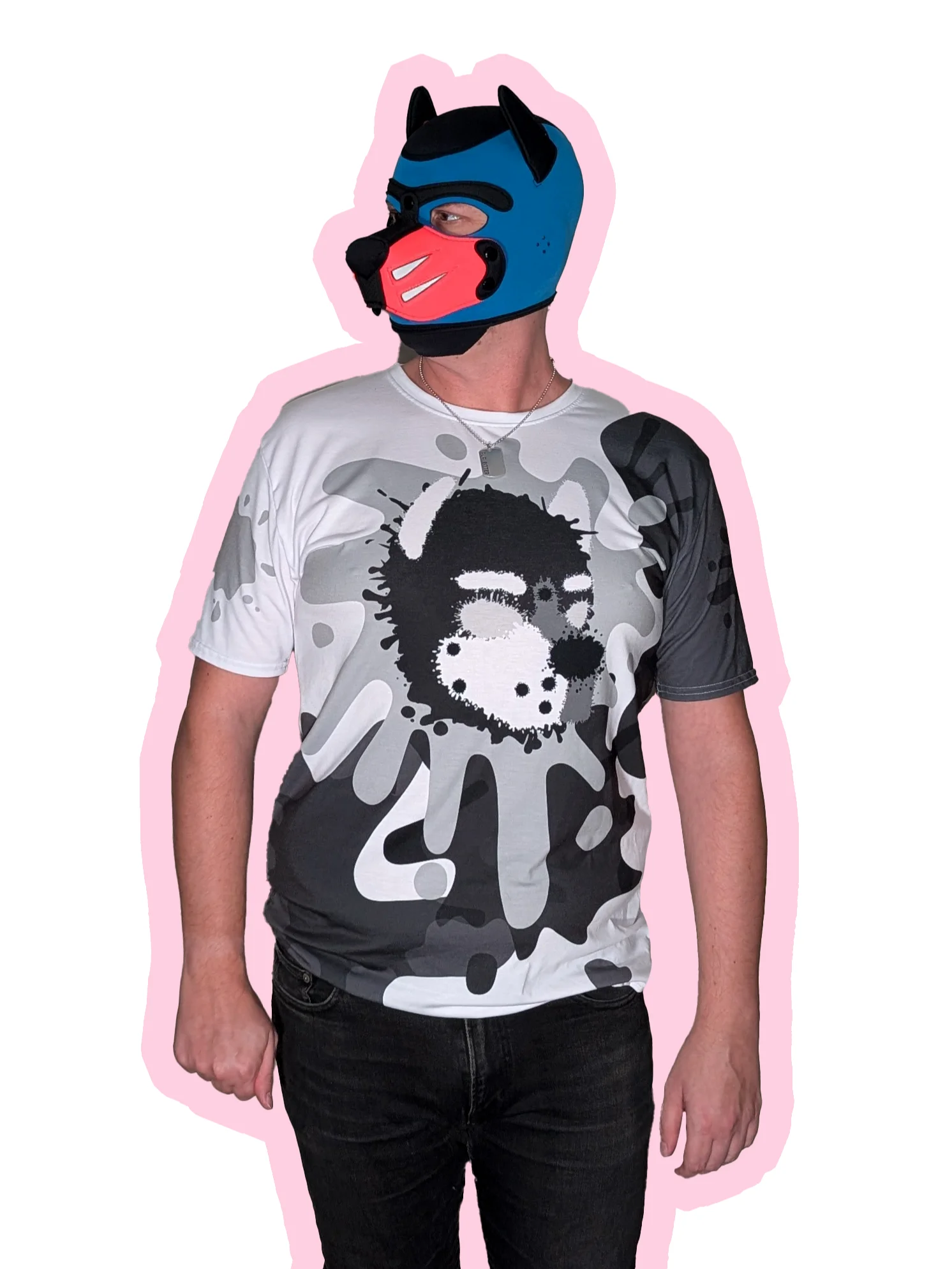 Chaos Splatter Shirt - White / Gray product image (4)