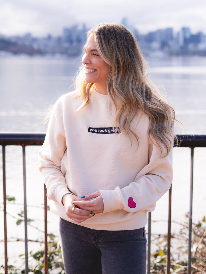 Simple Stitches with Extra Love Crew - Embroidered product image (1)