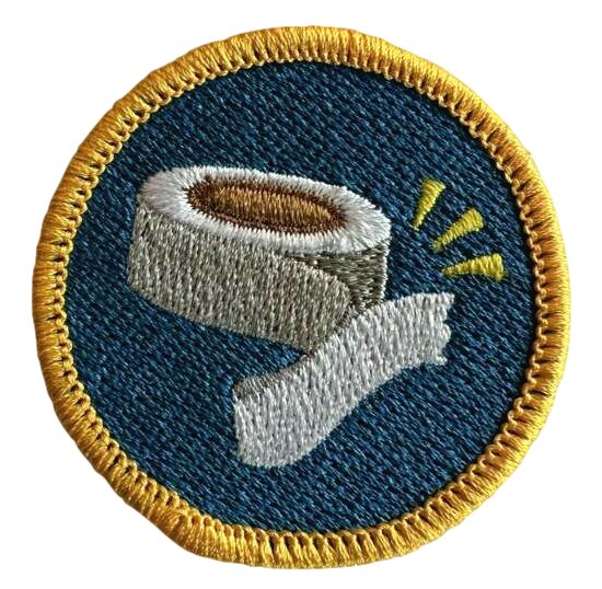 Tape Self-Stuck (de)Merit Badge product image (1)