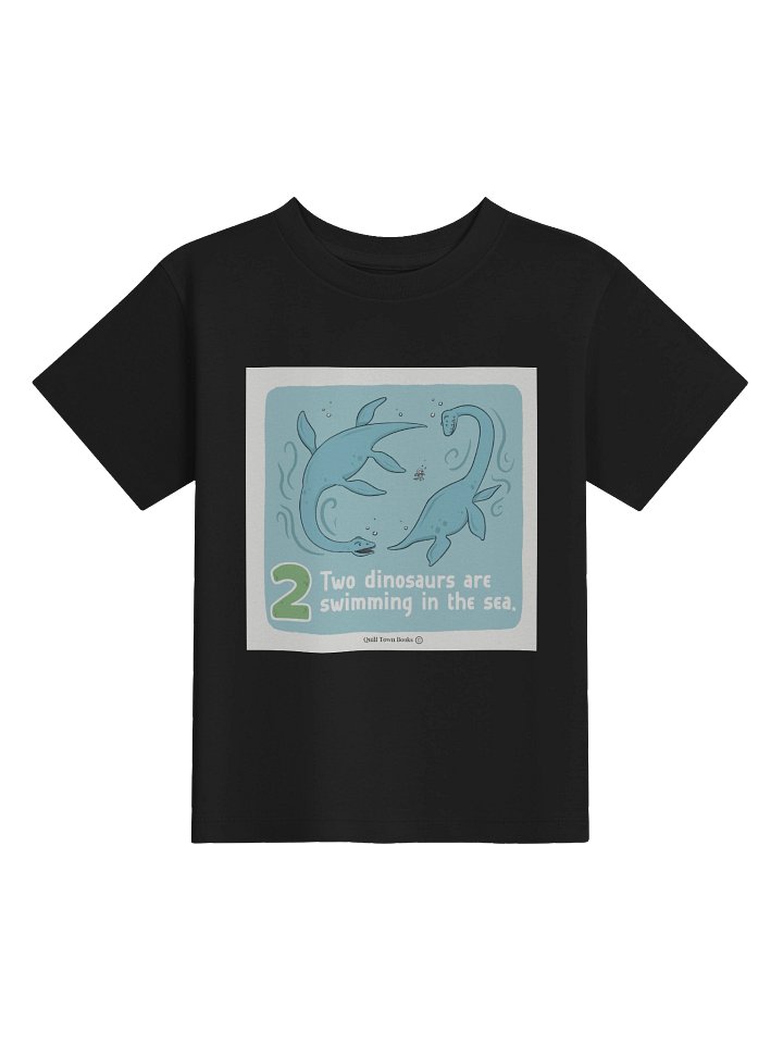 Two Dinosaurs are Swimming in the Sea Toddler Tee product image (1)