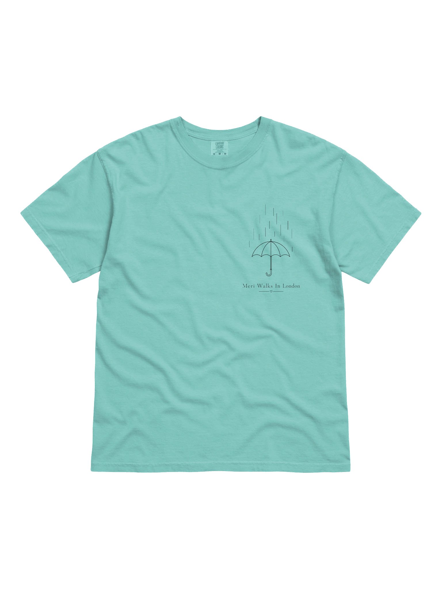 Comfort Colors Garment-Dyed Heavyweight T-Shirt | Minimal Umbrella Design product image (1)