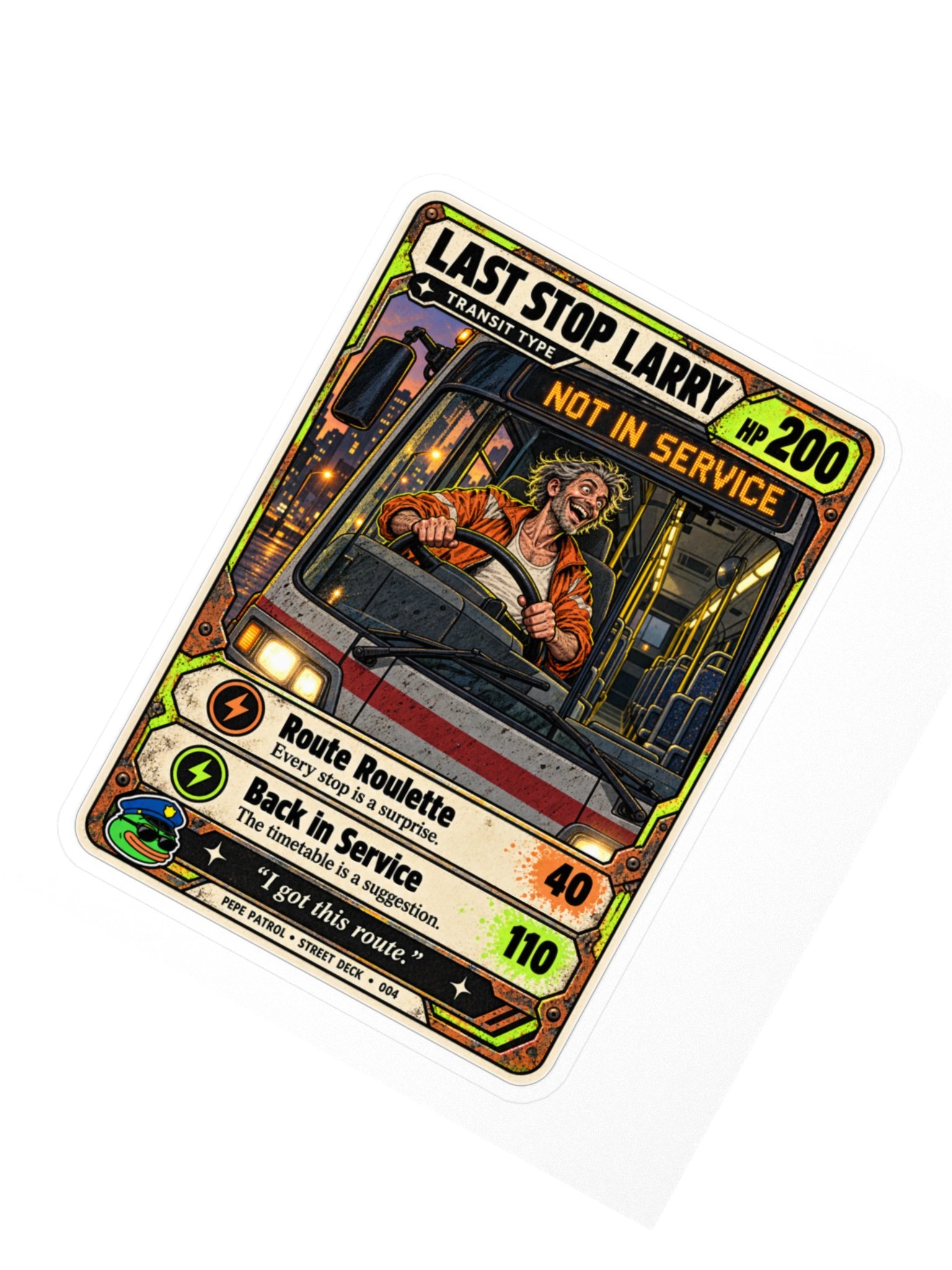 Last Stop Larry — Street Deck Sticker 004 product image (2)
