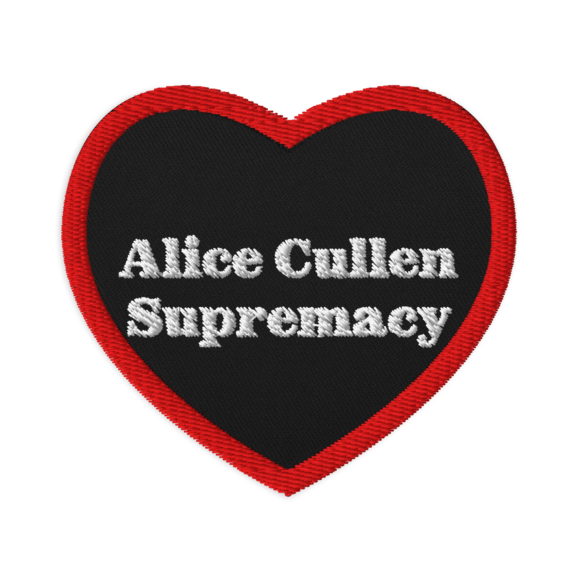"Alice Cullen Supremacy" Embroidered Patch product image (1)