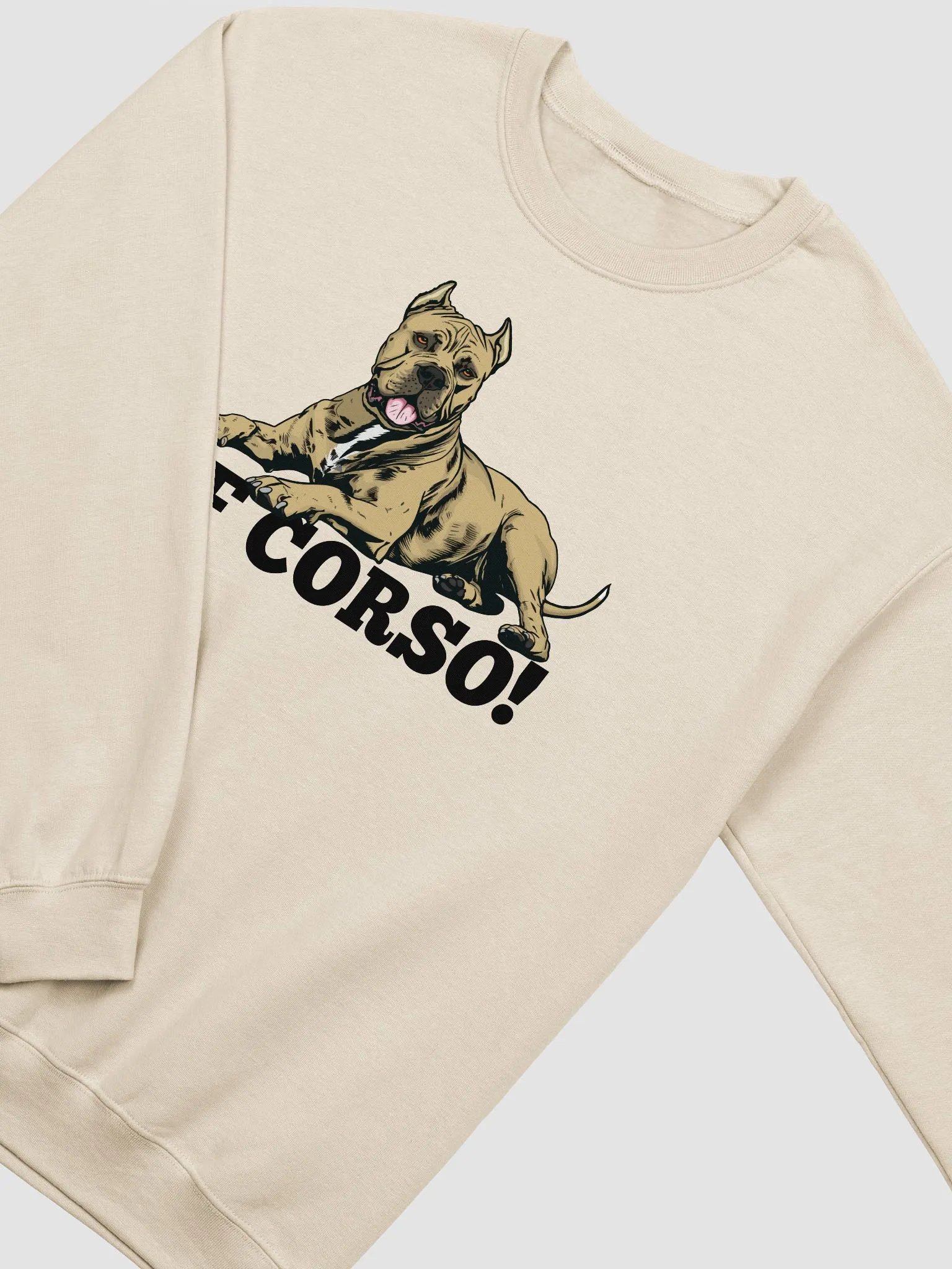 Of Corso! Sweatshirt of a Cane Corso (Fawn) | Funny Shirt for Cane Corso Paw-rents product image (4)