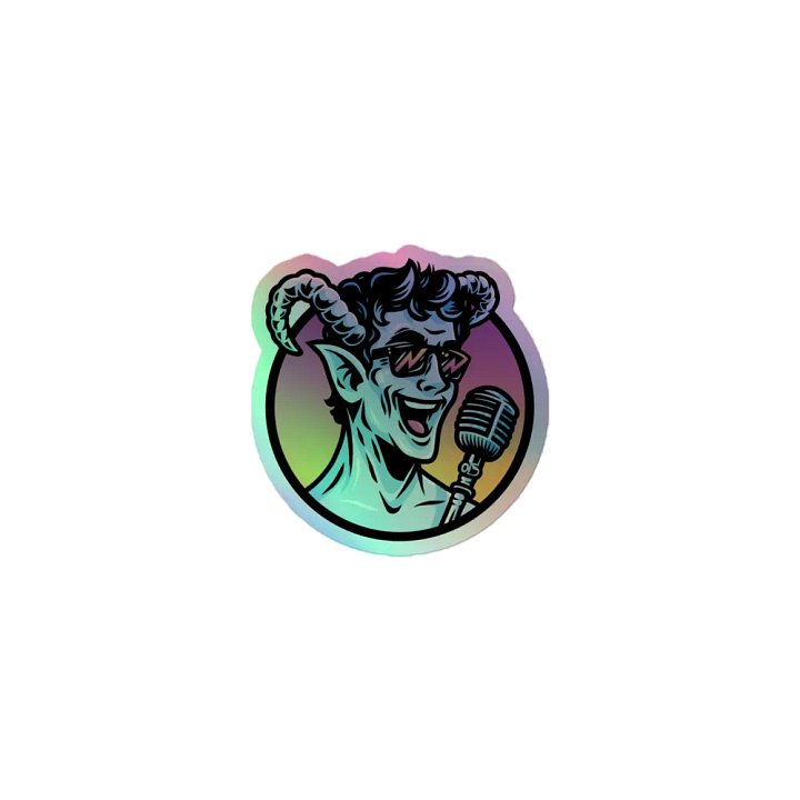 Microfaun MINIMAL Logo - Holo Sticker product image (1)