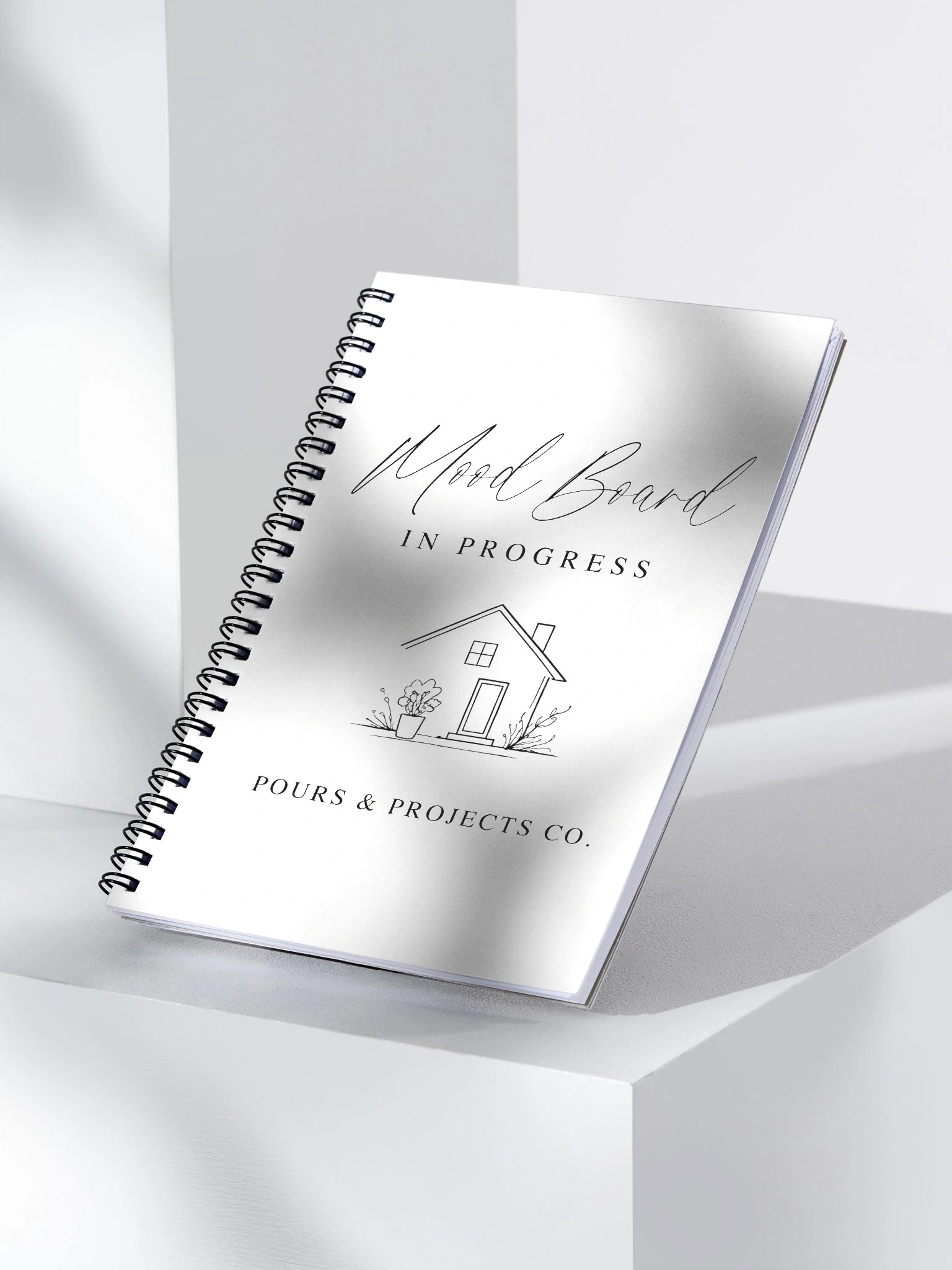 Mood Board In Progress Spiral Notebook product image (3)
