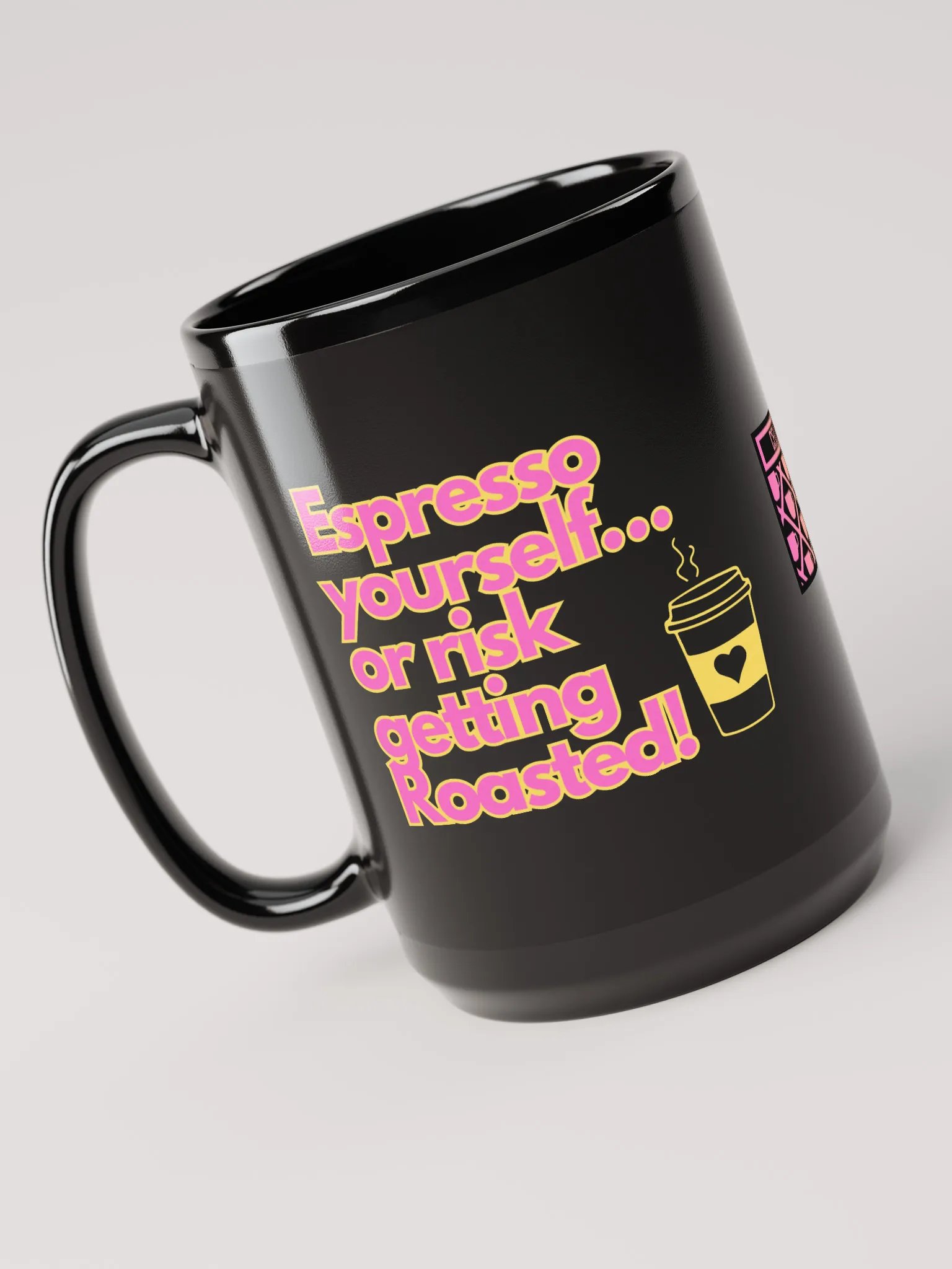 Cellar 8T Coffee - Roasted - Gloss Black Mug product image (3)