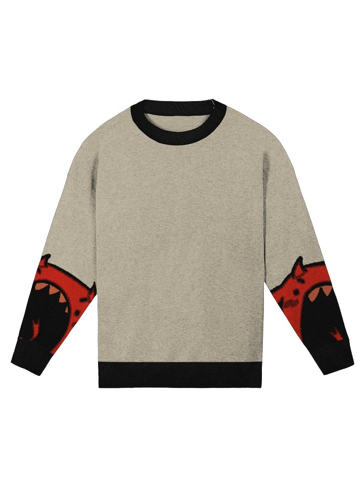 STRAIGHT UP DEMONIC SWEATER. product image (2)