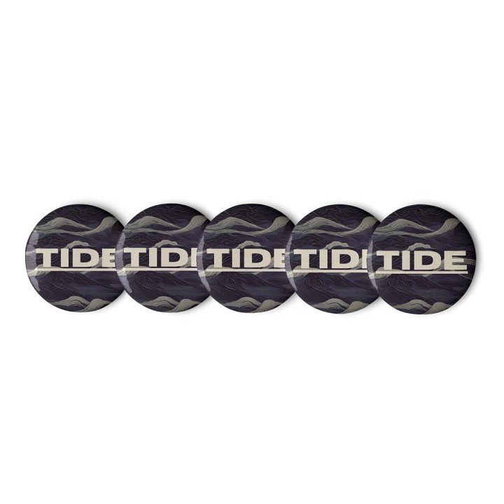 Project TIDE Clip On Pins 5 Pack product image (1)