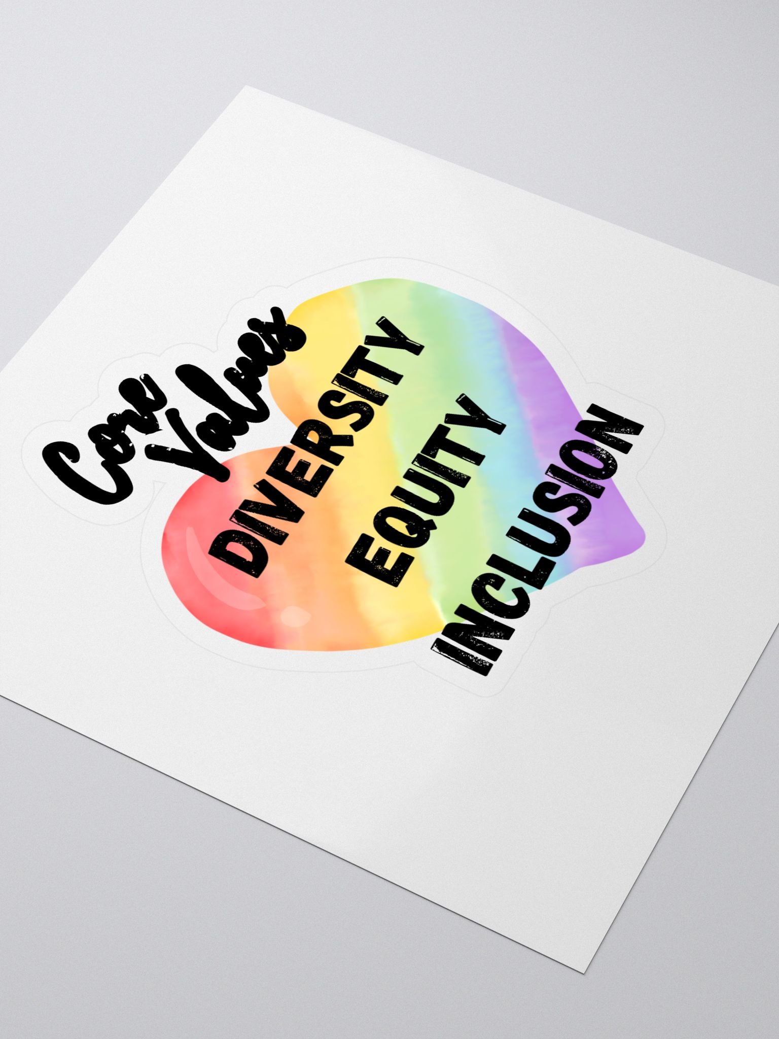 Core Values DEI sticker product image (3)