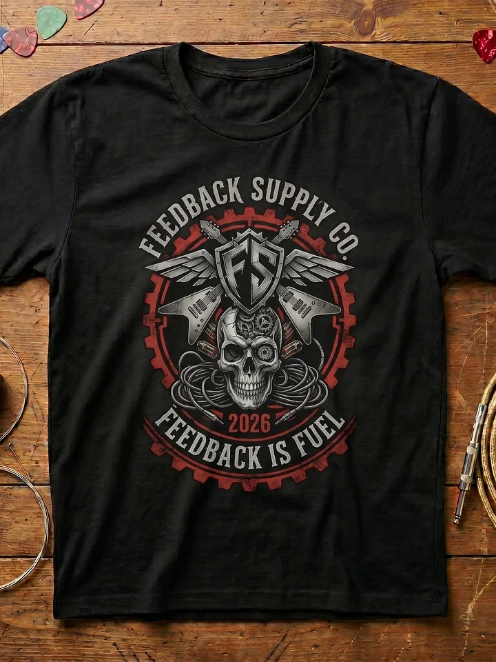 Feedback is Fuel | Metal Guitar T-Shirt product image (1)