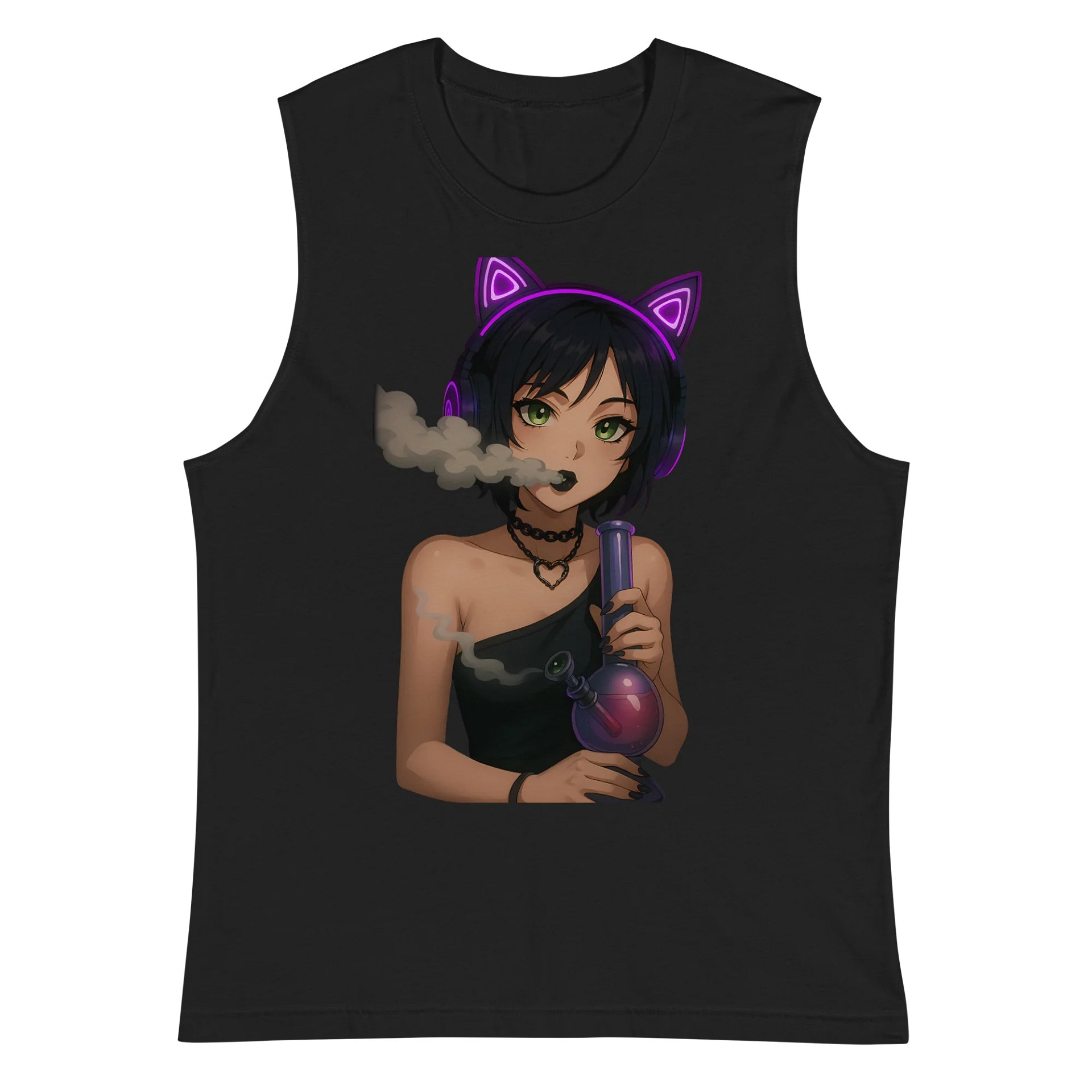 Kitty Got Weed Mens Tank product image (2)