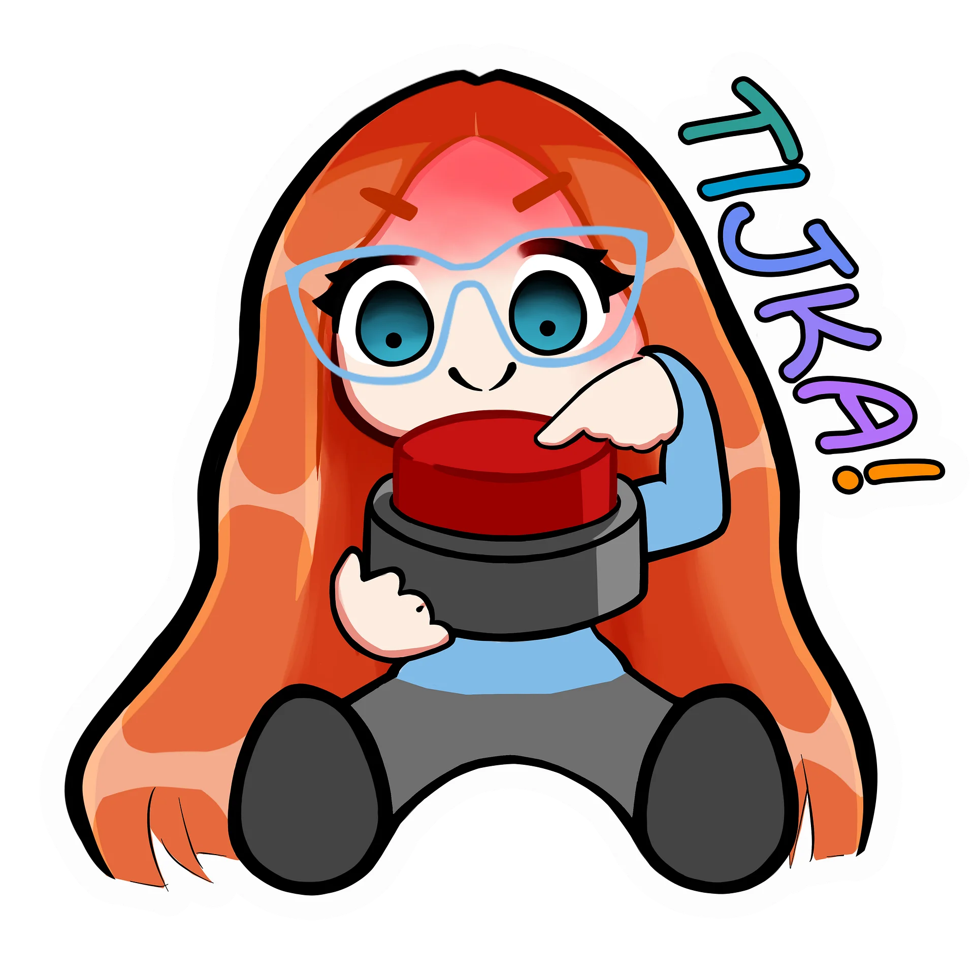 Button! Sticker product image (1)