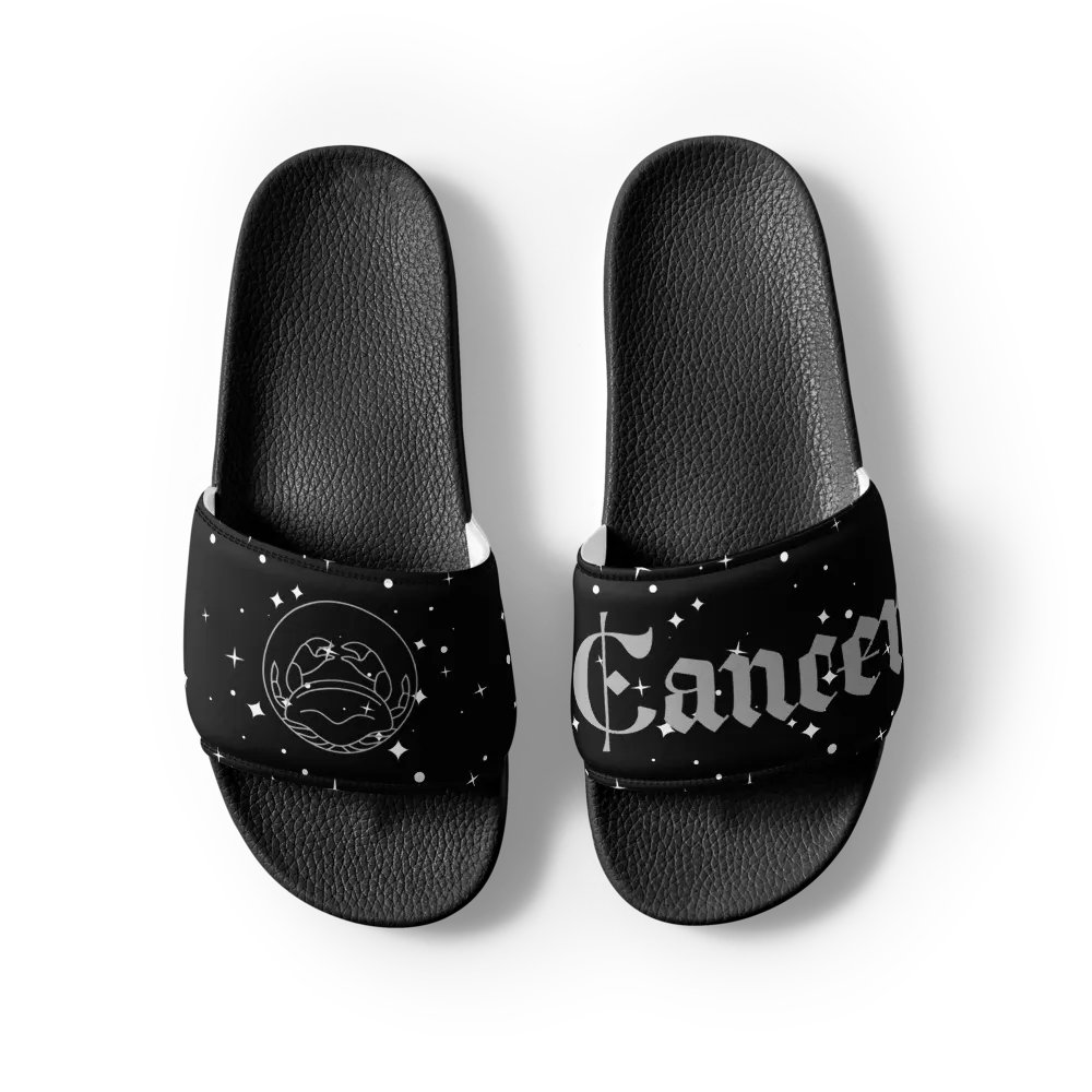 Stellar Crab Zodiac Men's Slides product image (7)