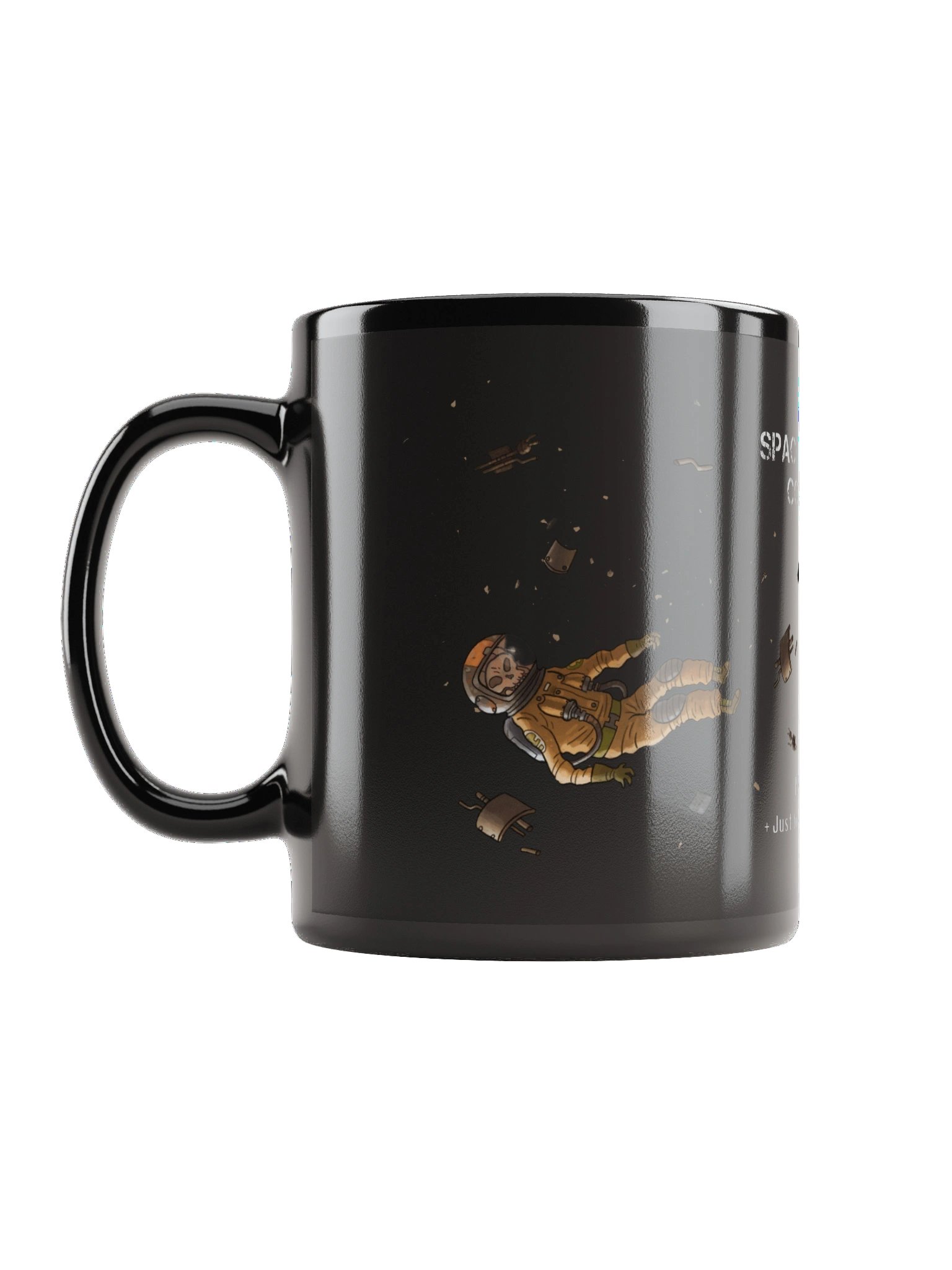 Space Privateer Command PRIVATEER black mug product image (12)